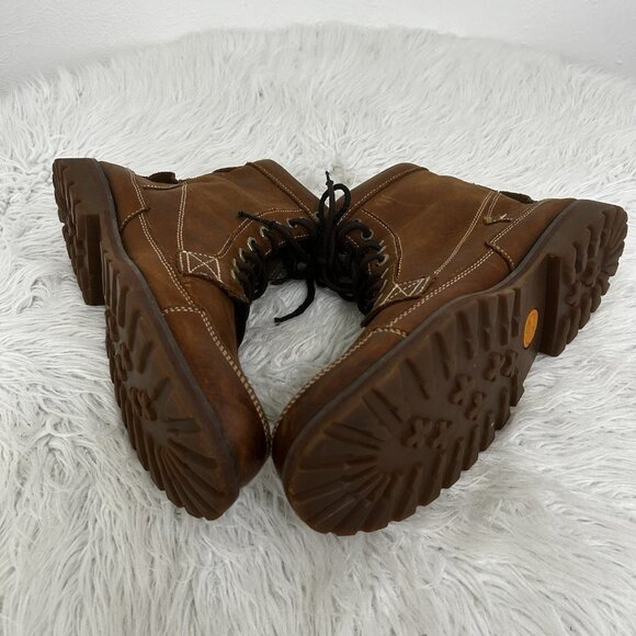 Timberland Earthkeepers Boots Men’s 11.5 Brown Leather Ankle 15551 6" Original - Picture 8 of 12